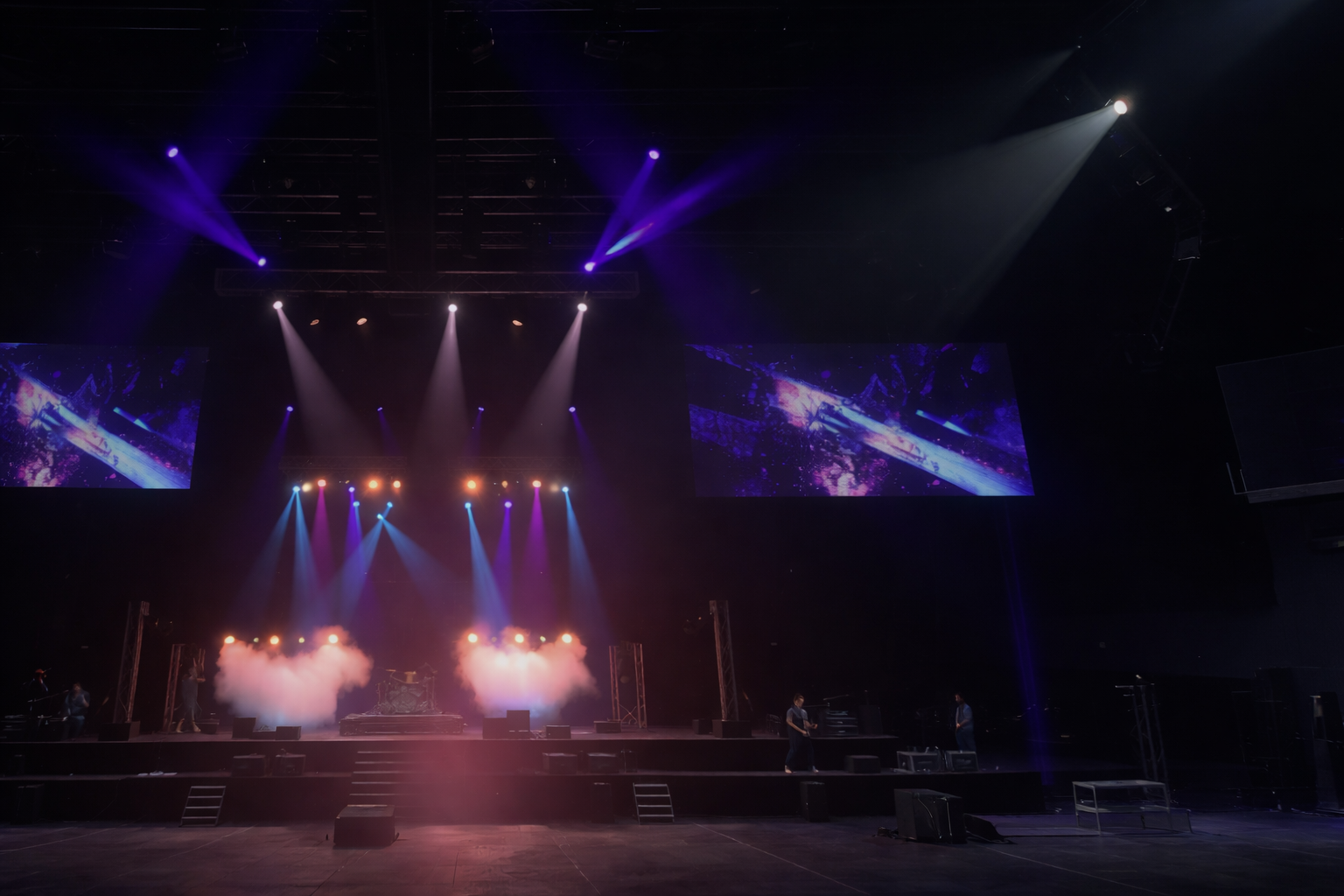 Stage Lighting Setup